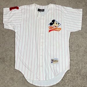 NWT vintage Disney originals Mickey Mouse baseball jersey 22x33